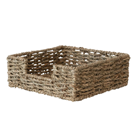Hand-Woven Seagrass Napkin Holder