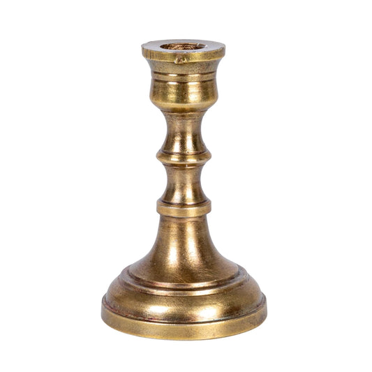 Taper Candle Holder 3 inch tall with Antique Brass Finish