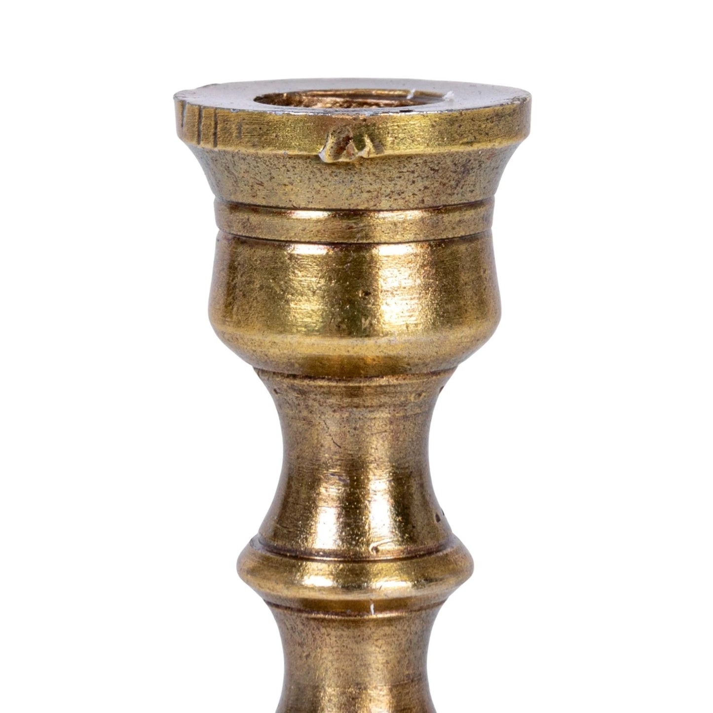 Taper Candle Holder 3 inch tall with Antique Brass Finish