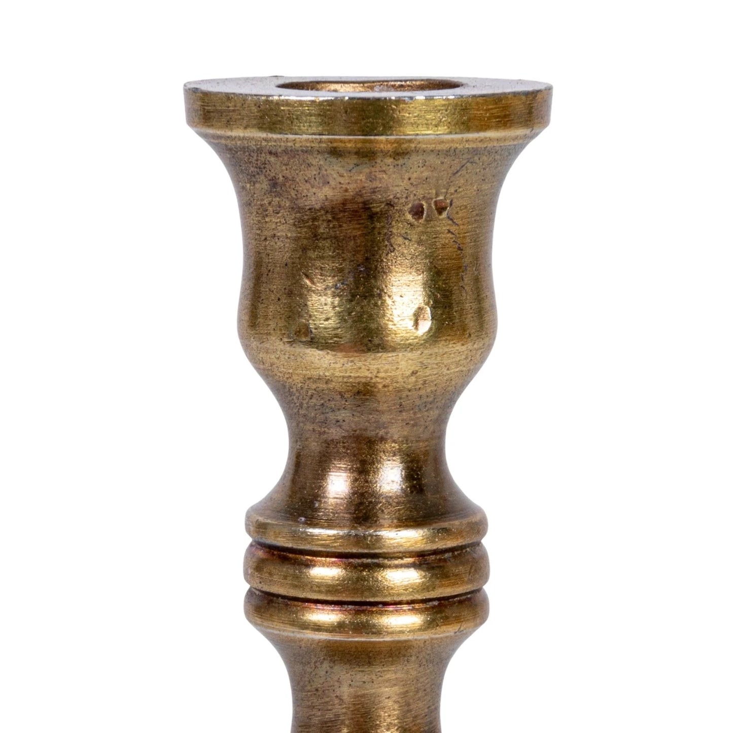 Taper Candle Holder with Antique Brass Finish