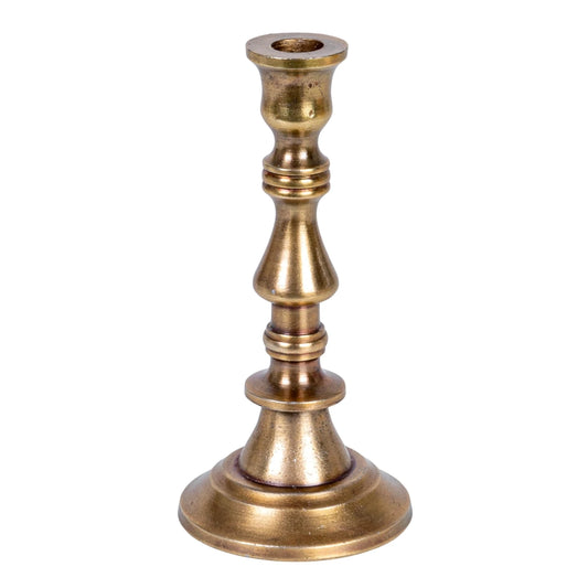 Taper Candle Holder with Antique Brass Finish