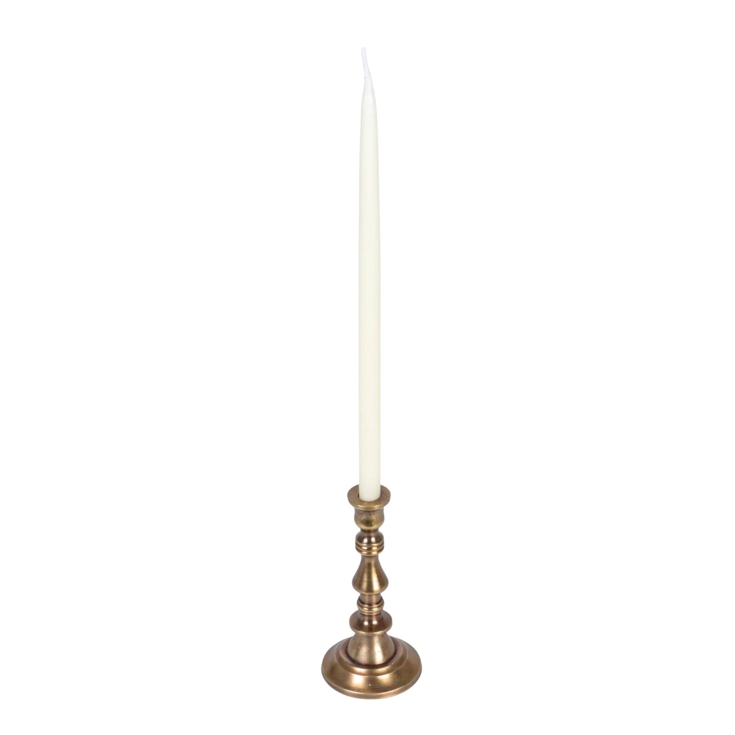 Taper Candle Holder with Antique Brass Finish