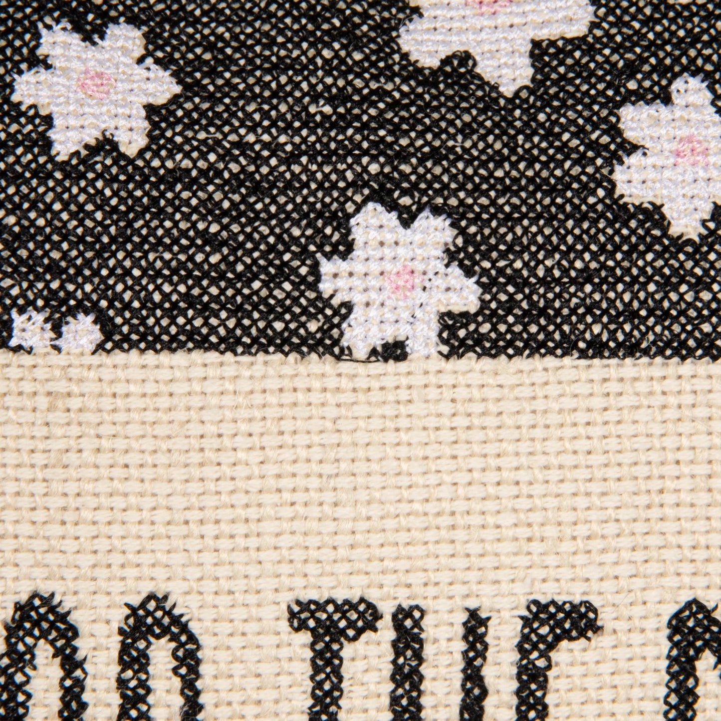 "Reserved for The Dog" Embroidered Lumbar Pillow