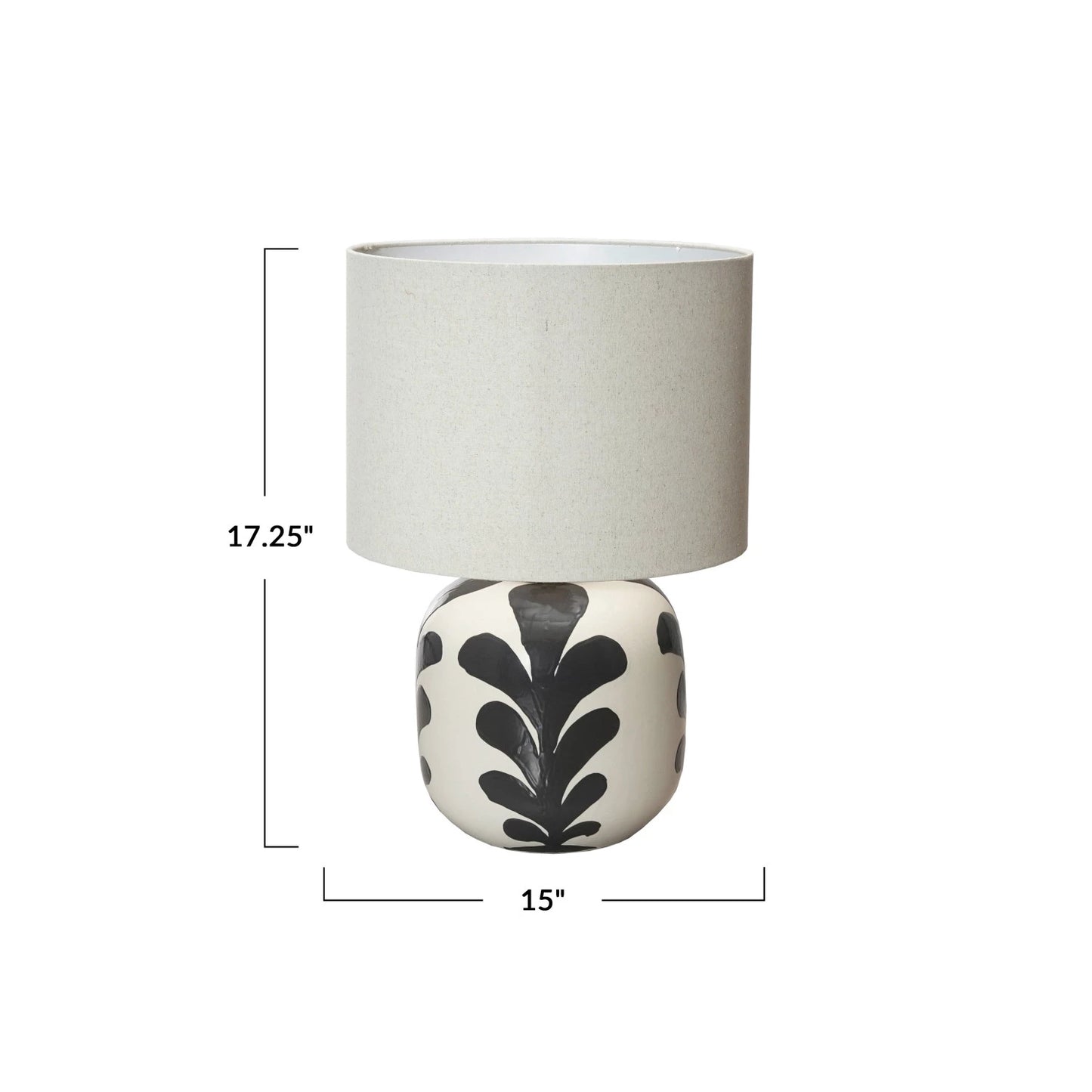 Black and White Design Table Lamp