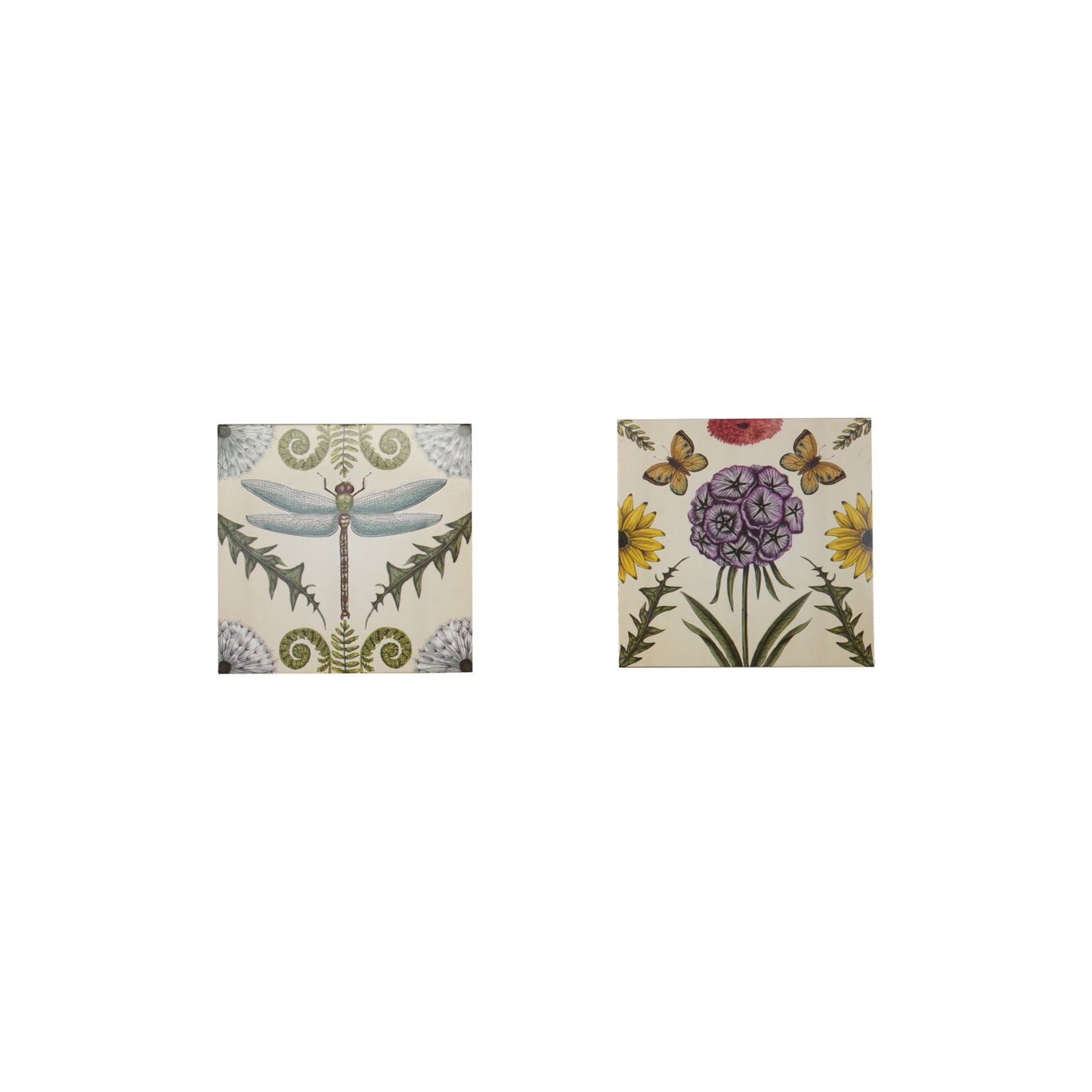 Safety Matches in Matchbox w/ Insects & florals
