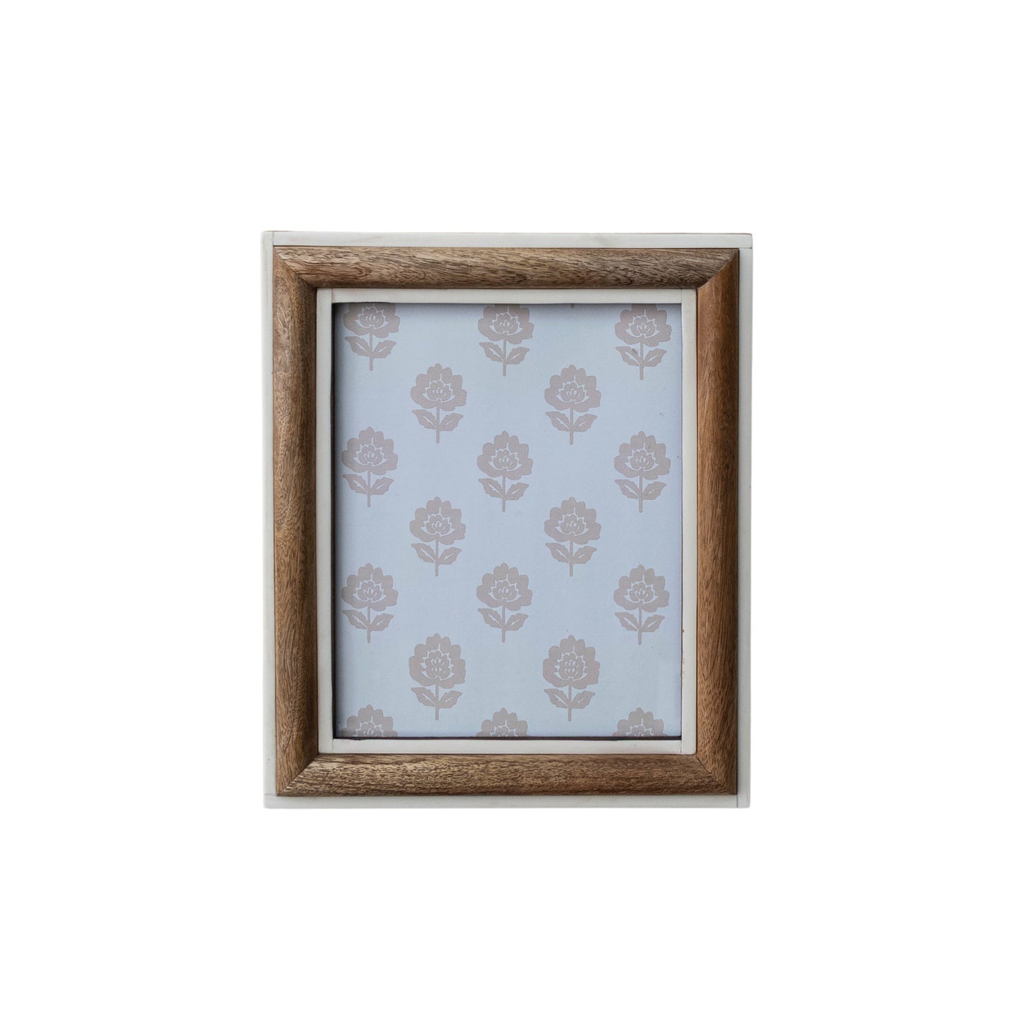 Ivory Resin & Mango Wood Photo Frame