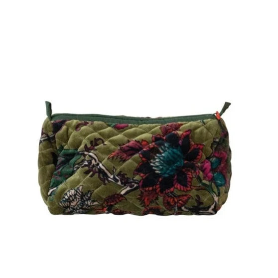 Zip Pouch w/ Interior Pockets & Coating
