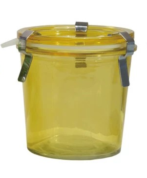 Food Storage Jar with Lid, Four Colors