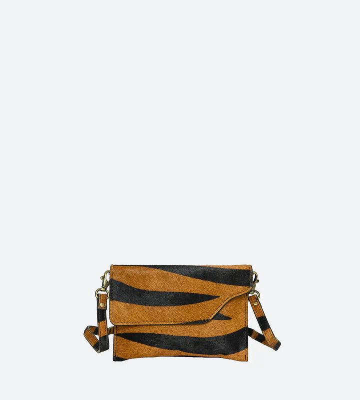 The Stella - Fun and Flirty Faux Animal Crossbody Clutch