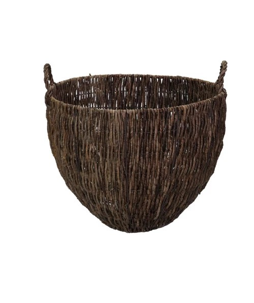 Woven Banana Leaf Baskets with Handles