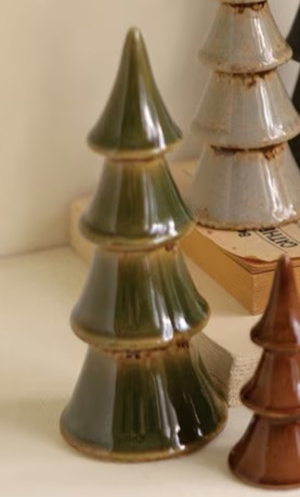 Ceramic Christmas Tree of Various Colors