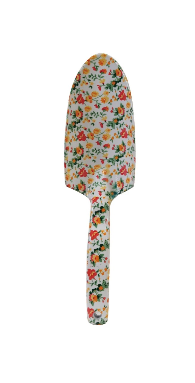 Garden Spade with Floral Pattern