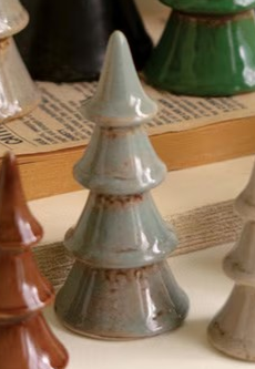 Ceramic Christmas Tree of Various Colors