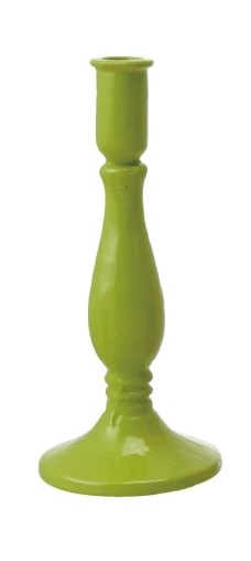 Colorful Cast Iron Thin Taper Holder