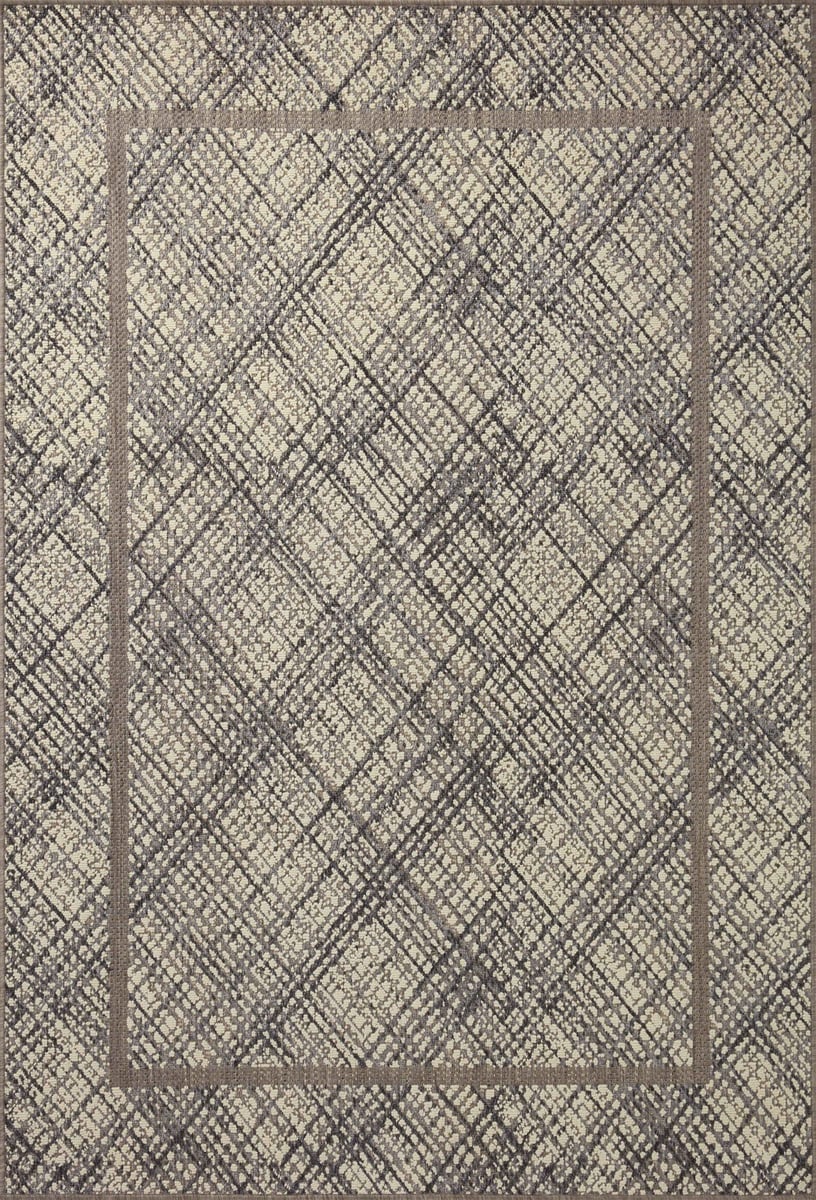 Rainier Ivory/Charcoal Outdoor Area Rug