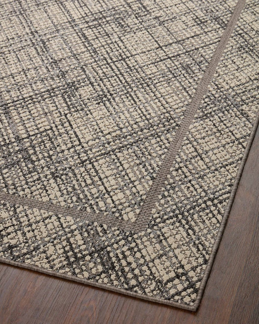 Rainier Ivory/Charcoal Outdoor Area Rug