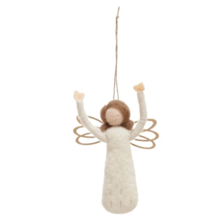 Wool Felt Angel Ornament