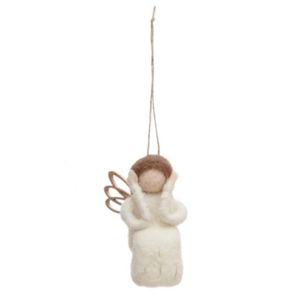 Wool Felt Angel Ornament