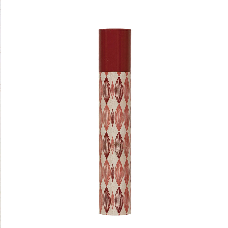 Geometric Patterned Fireplace Safety Matches in Tube