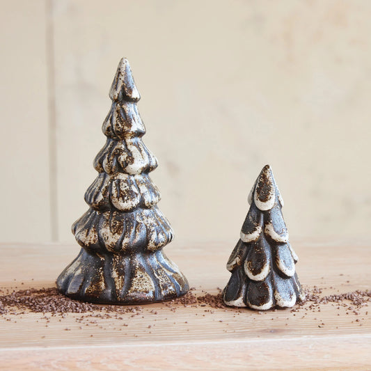 Stoneware Tree with Reactive Glaze Finish