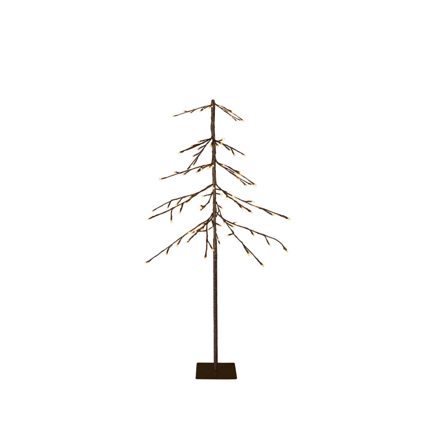 Glittered Pre-Lit LED Tree