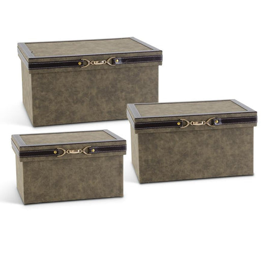 Olive Green Nesting Box