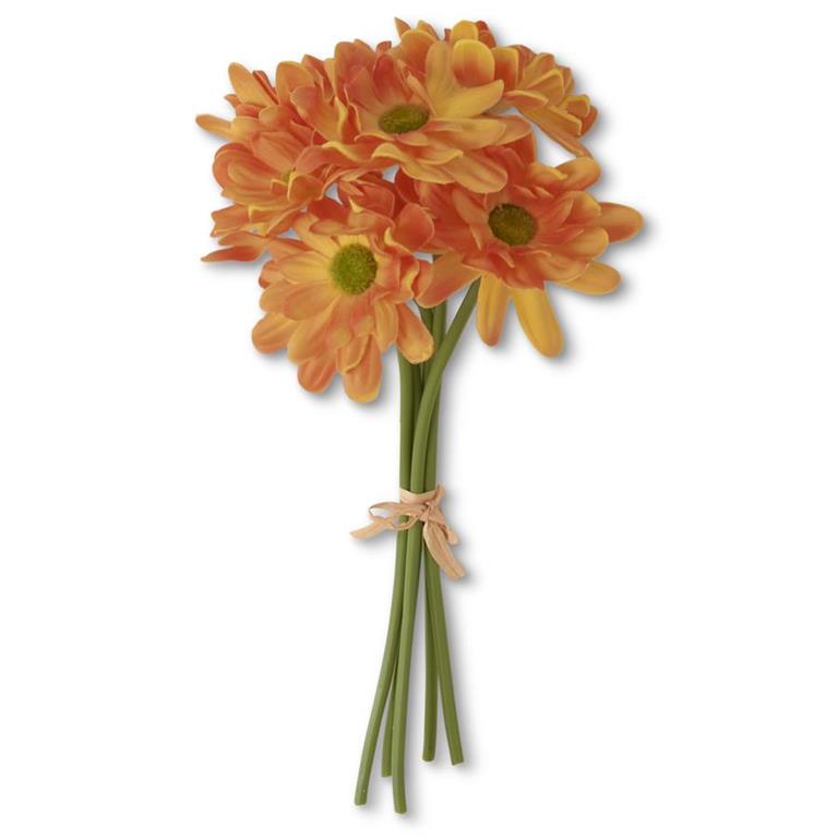 Orange Real Touch Daisy Bundle (6 Stem)