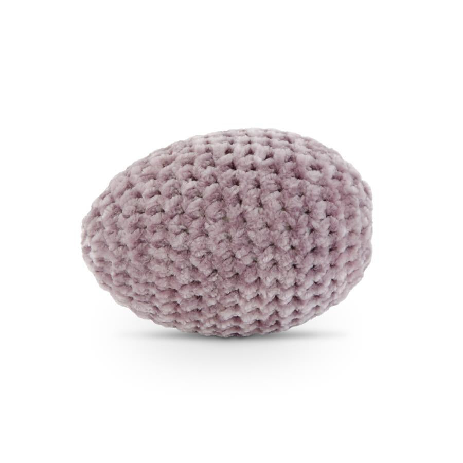 Purple Crochet Easter Eggs