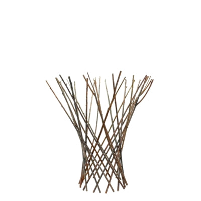Flared Twig Trellis- Small - Natural