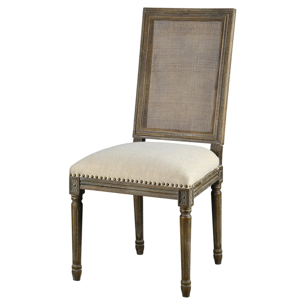 Maxwell Side Chair W/ Cane(French Linen)