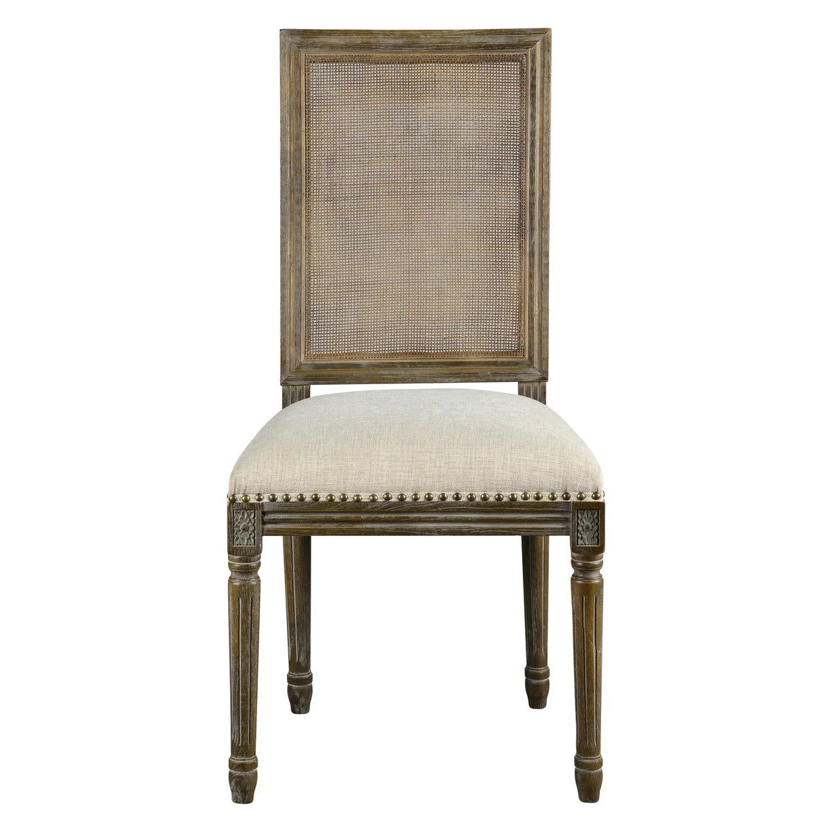 Maxwell Side Chair W/ Cane(French Linen)