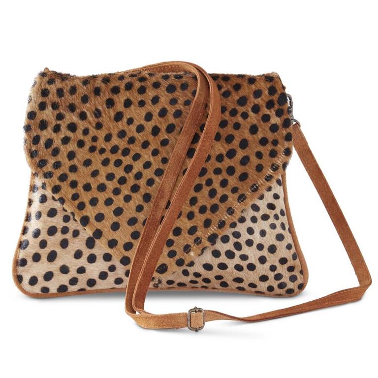 Leather Leopard Handbag