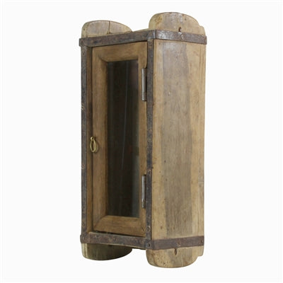 Indus Brick Mold-Cabinet with Glass Door
