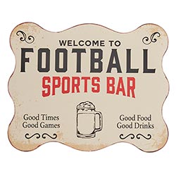 Football Sports Bar Sign