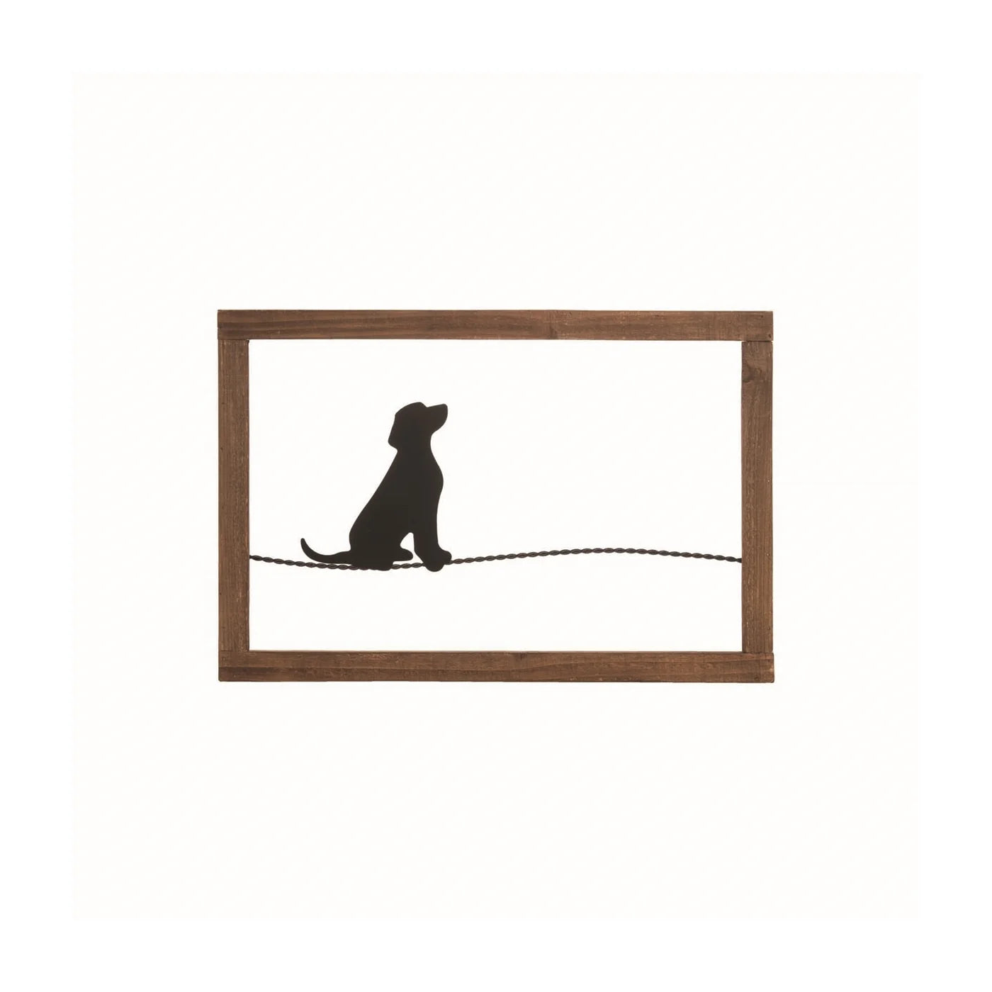 Dog on a Wire Wall Art