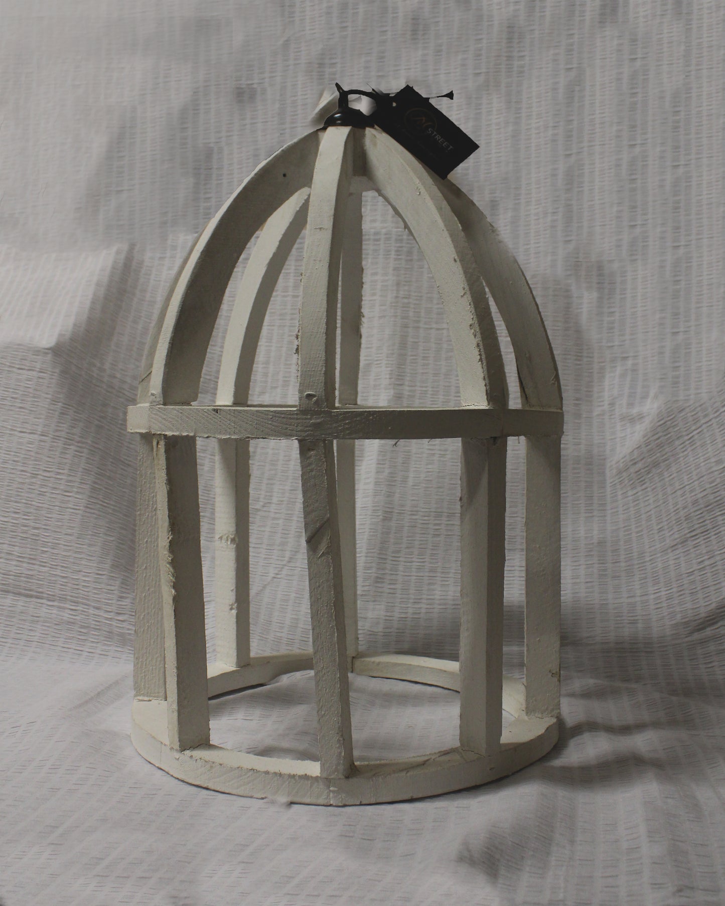 White Bird Cage Lantern