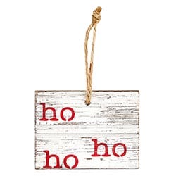 Wood Ornament - Ho Ho Ho