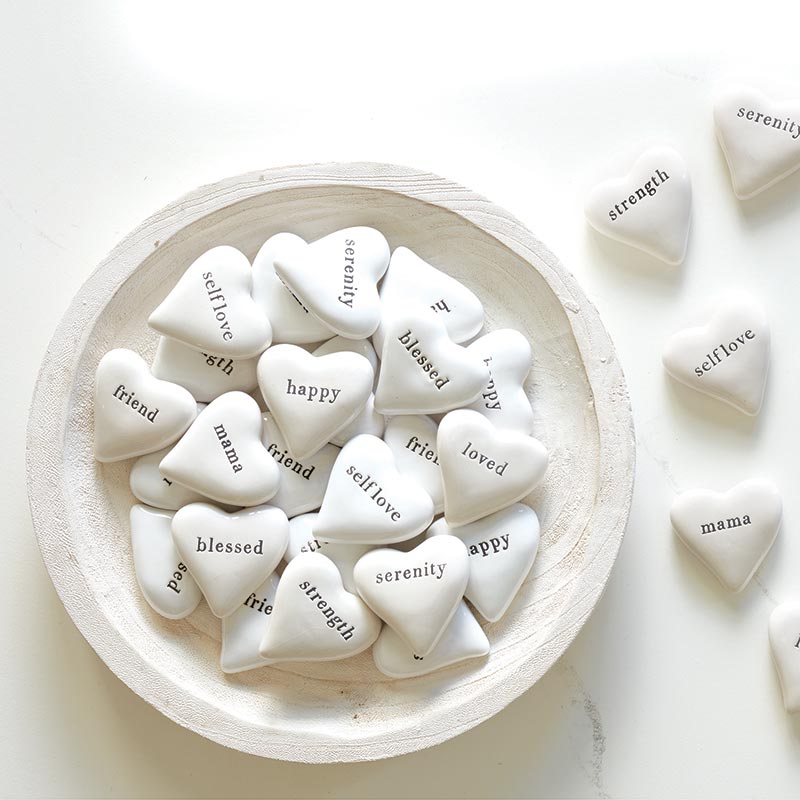 Ceramic Heart w/ Sayings