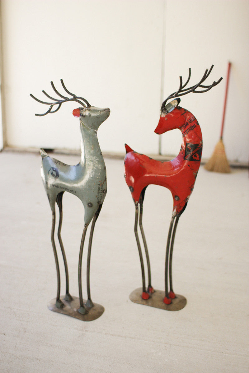 Recycled Metal Deer