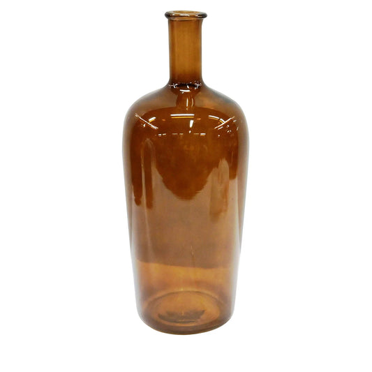 Reverse Amber Color Glass Bottles