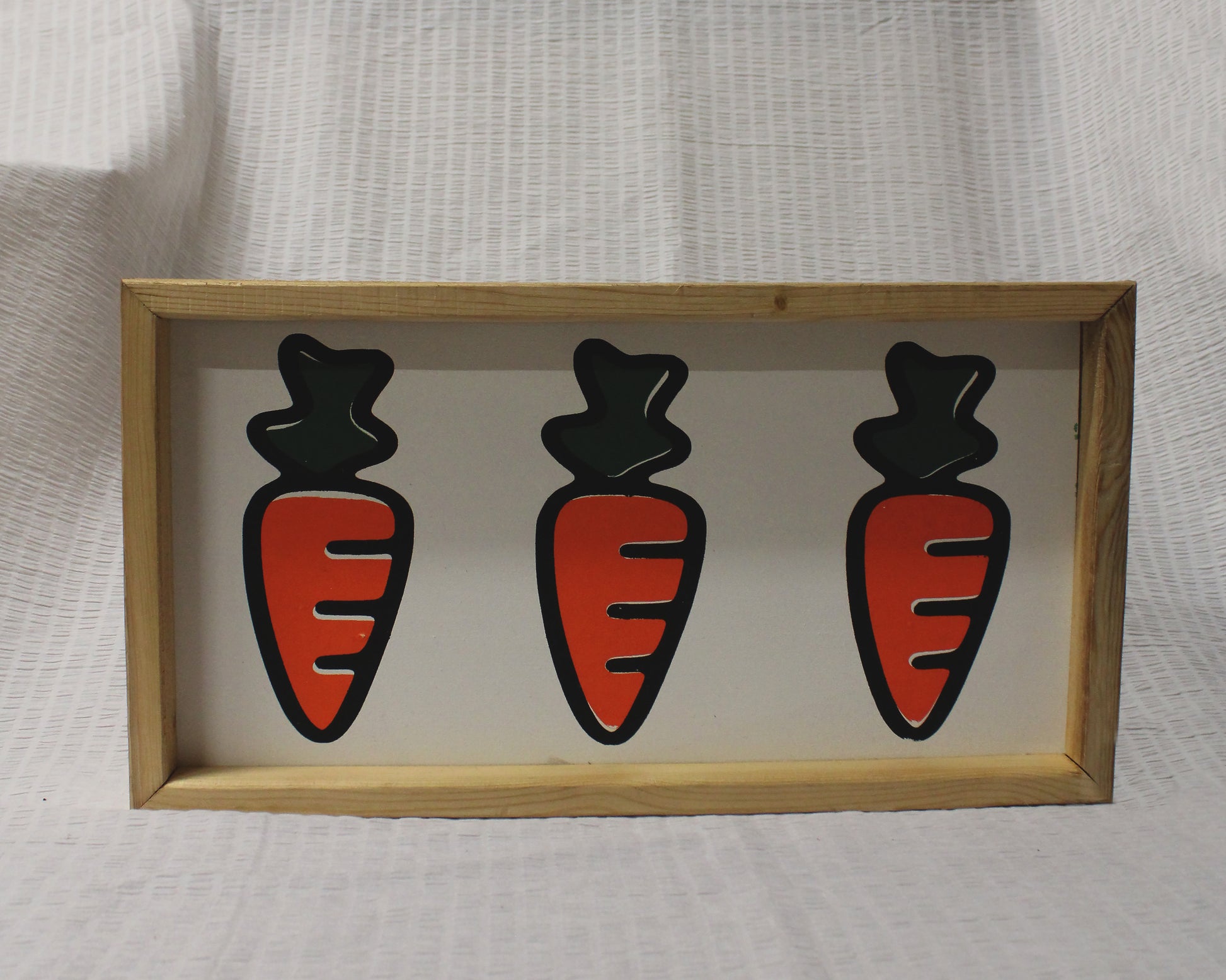 Trio of Carrots Framed Art
