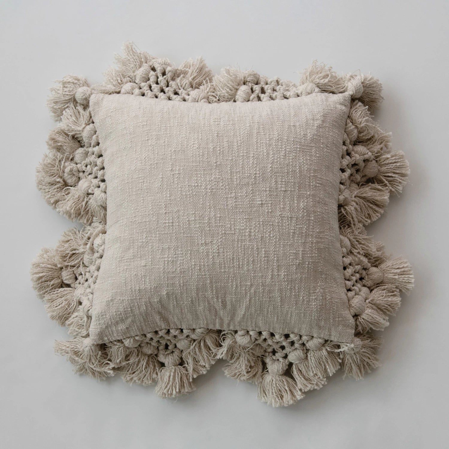 Pillow Crochet & Tassels