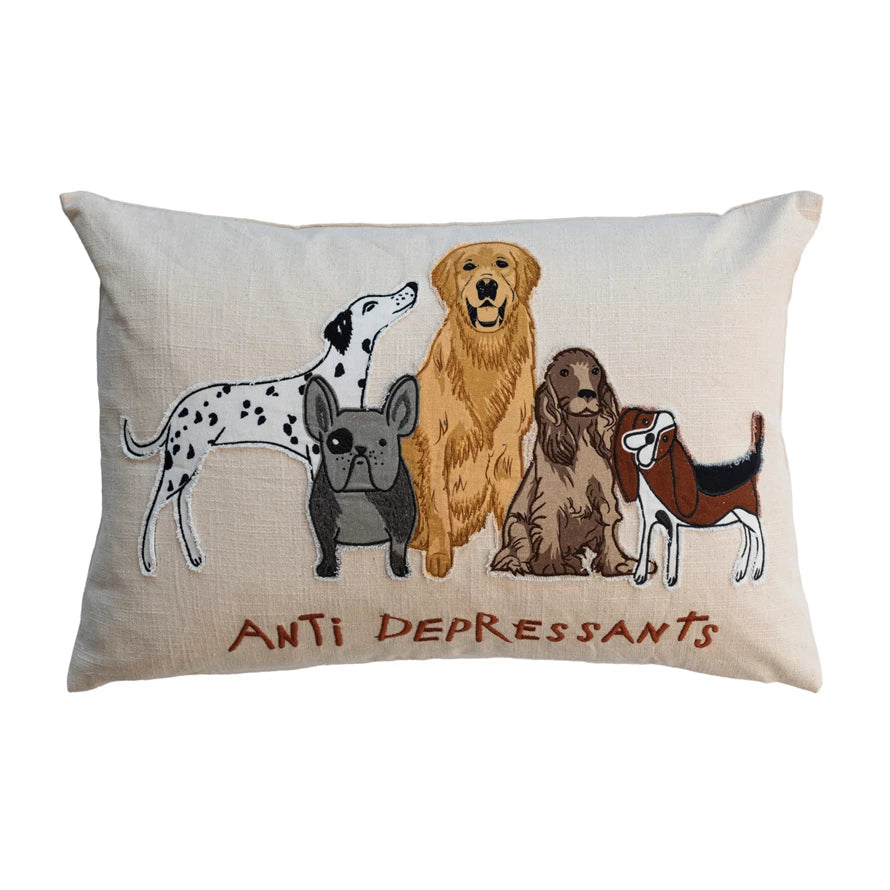 Antidepressants Dog Pillow